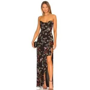 Katie May Baby Cakes Dress in Black Floral